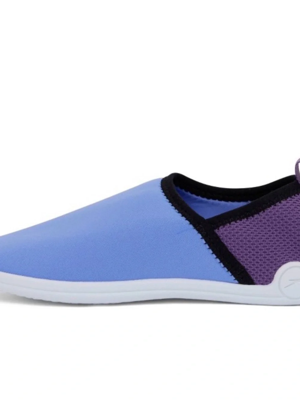 NWT! Speedo Junior Girls Bootie Abstract Printed Water shoes Blue/Purple L 4/5